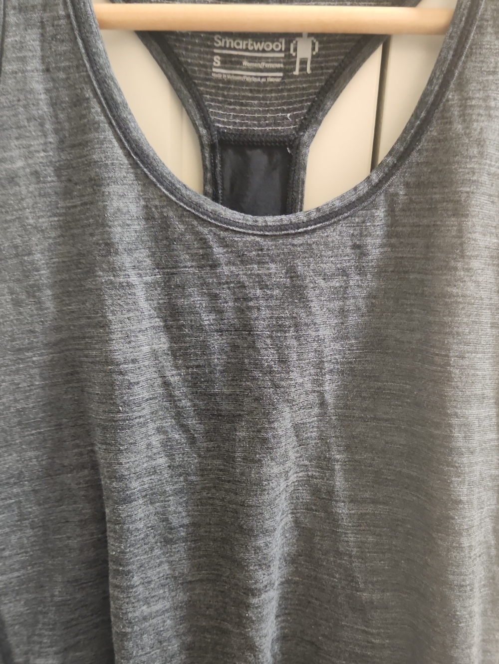 Smartwool Tank Top Womens Small Grey Hiking Camping Running - Picture 7 of 12